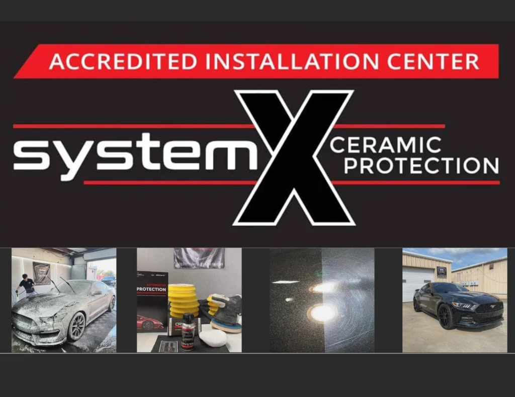 System X ceramic coating products used by Lux Detail